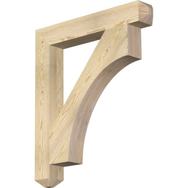 Ekena Millwork Westlake Craftsman Rough Sawn Bracket, Douglas Fir, 4"W x 28"D x 32"H BKT04X28X32WTL04RDF - main